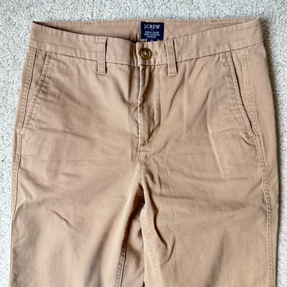 J. Crew Factory High Rise Girlfriend Chino Pants Bundle Straight Leg Size 0 - Picture 8 of 13